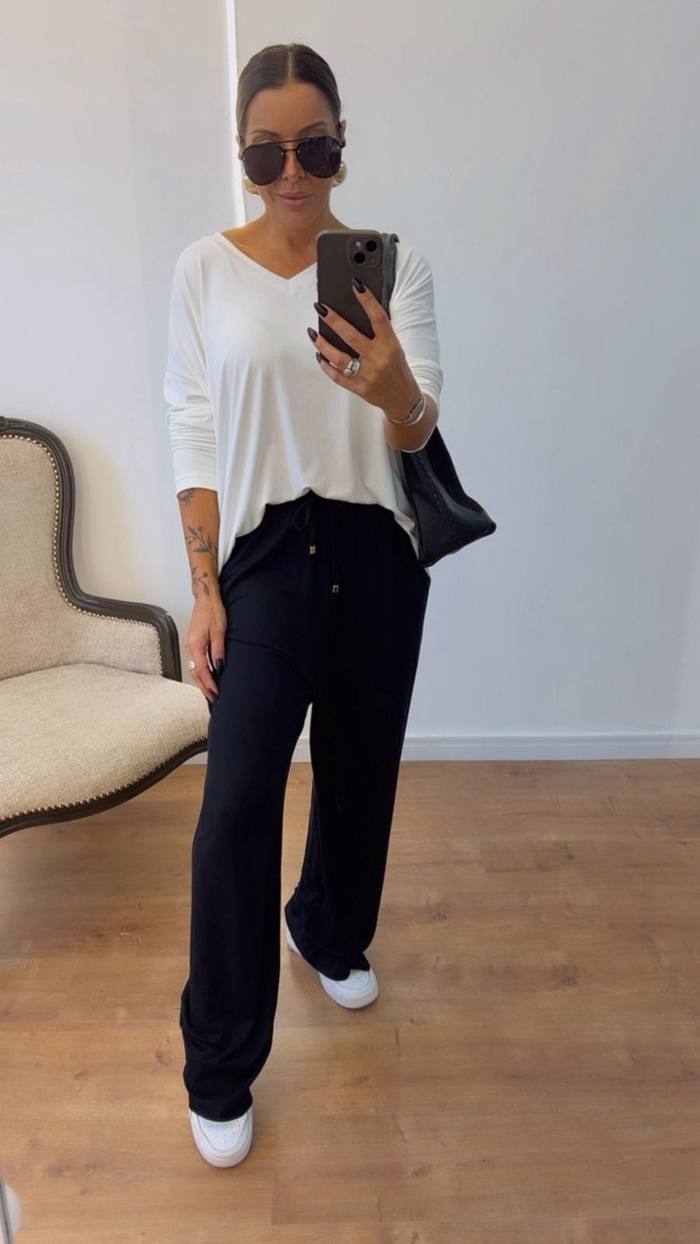Blusa Big Manga Longa